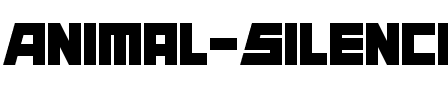 Animal Silence Regular.otf