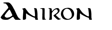 Aniron Regular.ttf