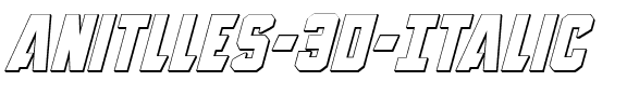 Anitlles 3D Italic Italic.ttf