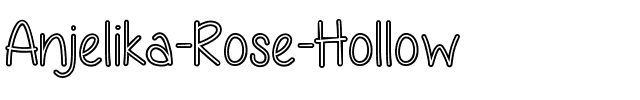 Anjelika Rose Hollow Hollow.ttf