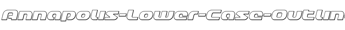 Annapolis Lower Case Outline Italic Outline Italic.ttf