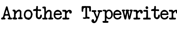 Another Typewriter Regular.ttf