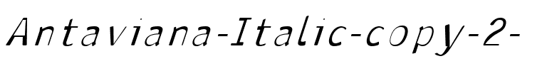 Antaviana Italic.ttf