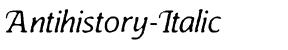 Antihistory Italic.ttf