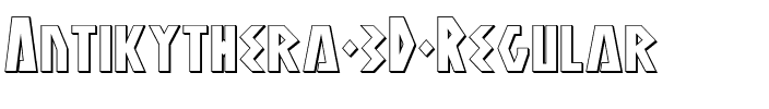 Antikythera 3D Regular.ttf