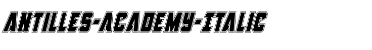 Antilles Academy Italic Italic.ttf
