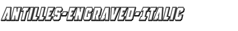 Antilles Engraved Italic Italic.ttf