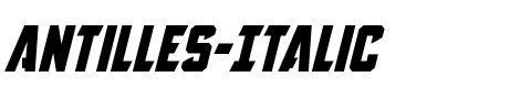 Antilles Italic Italic.ttf