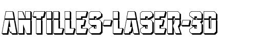 Antilles Laser 3D Regular.ttf