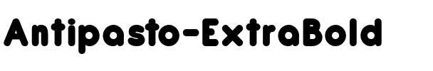 Antipasto ExtraBold.ttf