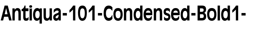 Antiqua 101-Condensed Bold.ttf