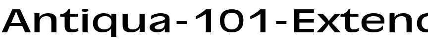 Antiqua 101 Extended Normal.ttf