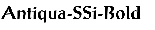 Antiqua SSi Bold.ttf