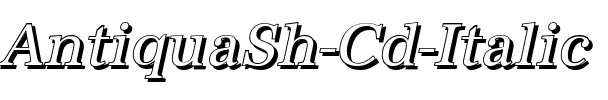 AntiquaSh-Cd Italic.ttf