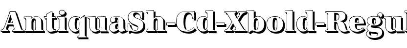 AntiquaSh-Cd-Xbold Regular.ttf