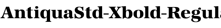 AntiquaStd-Xbold Regular.ttf