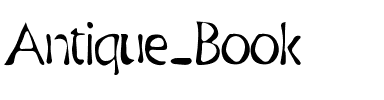 Antique Book Normal.ttf