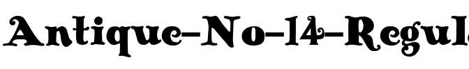 Antique No 14 Regular.ttf