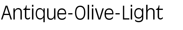 Antique Olive Light Regular.ttf