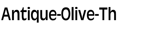 Antique-Olive Th Regular.ttf