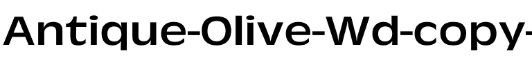 Antique-Olive Wd Regular.ttf