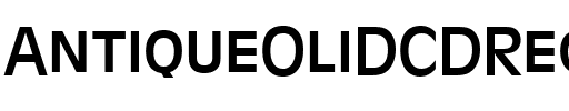 AntiqueOliDCDReg Regular.ttf