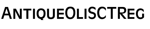 AntiqueOliSCTReg Regular.ttf