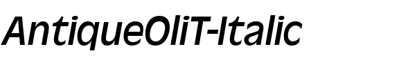 AntiqueOliT Italic.ttf