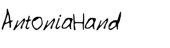 AntoniaHand Medium.ttf