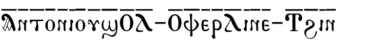AntoniousOL OverLine Thin Regular.ttf
