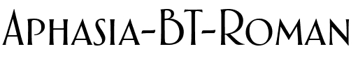 Aphasia BT Roman.ttf