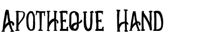 Apotheque Hand.ttf