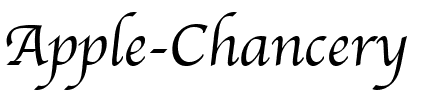 Apple Chancery Chancery.ttf
