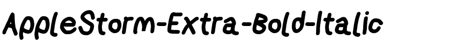 AppleStorm XbdIta.otf