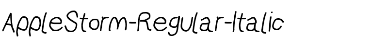 AppleStorm Ita.otf