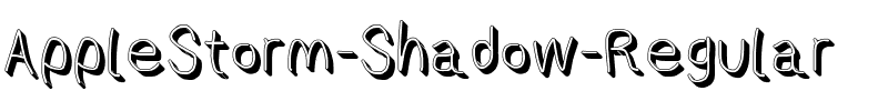 AppleStorm ShdRg.otf