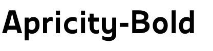 Apricity Bold.otf