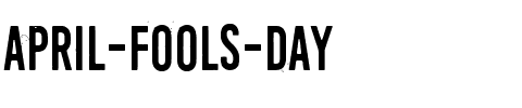 April Fools' Day Regular.ttf