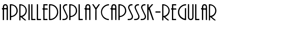 AprilleDisplayCapsSSK Regular.ttf