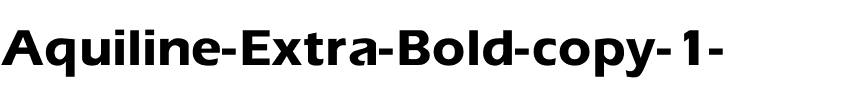 Aquiline Extra Bold Regular.ttf