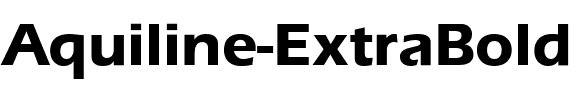Aquiline-ExtraBold Bold.ttf