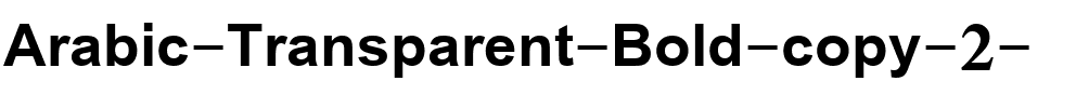 Arabic Transparent Bold.ttf