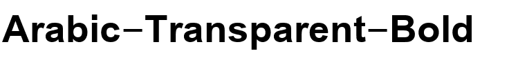 Arabic Transparent Bold.ttf