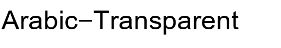 Arabic Transparent Regular.ttf