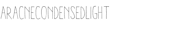 Aracne Condensed Light Normal.otf