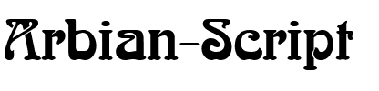 Arbian Script Normal.ttf