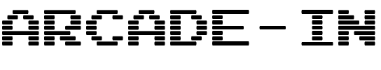Arcade Interlaced Regular.ttf