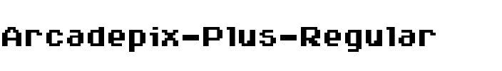 Arcadepix Plus Regular.ttf