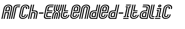 Arch-Extended  Italic.ttf