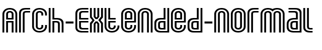 Arch-Extended  Normal.ttf
